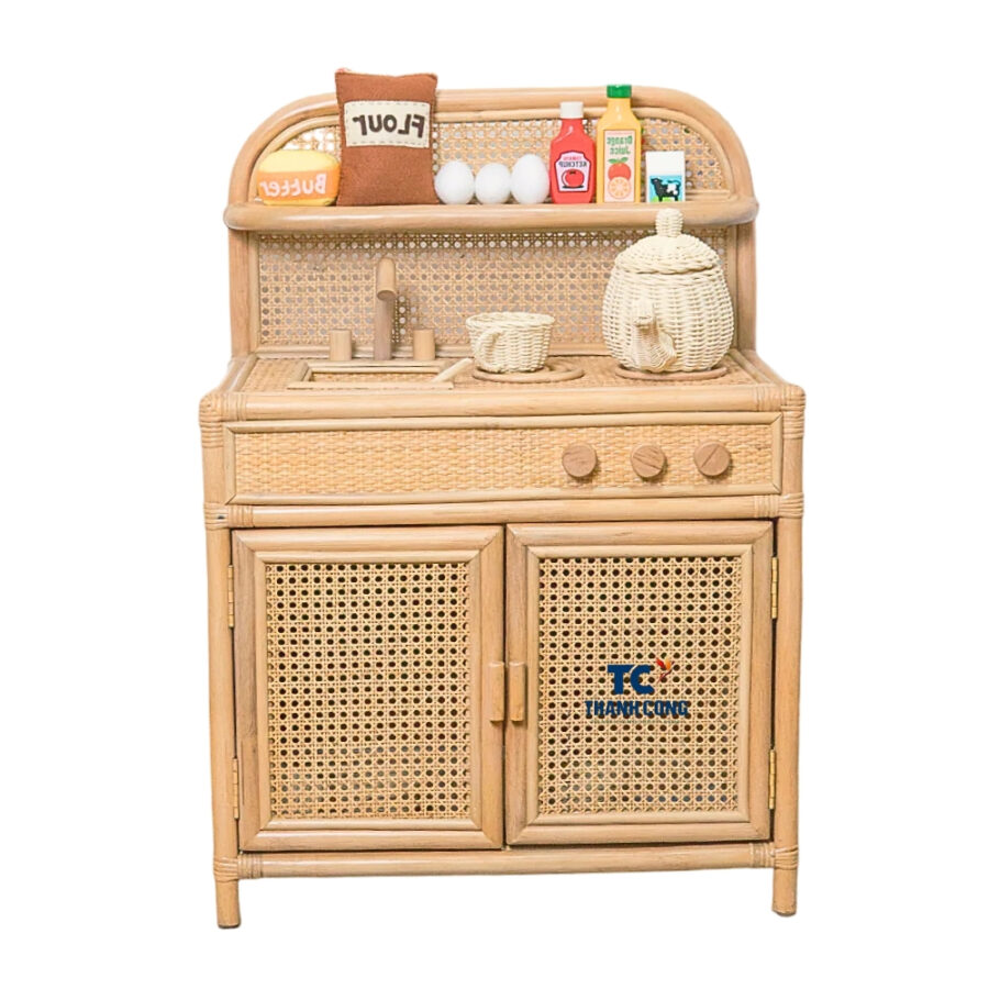 rattan kitchen set