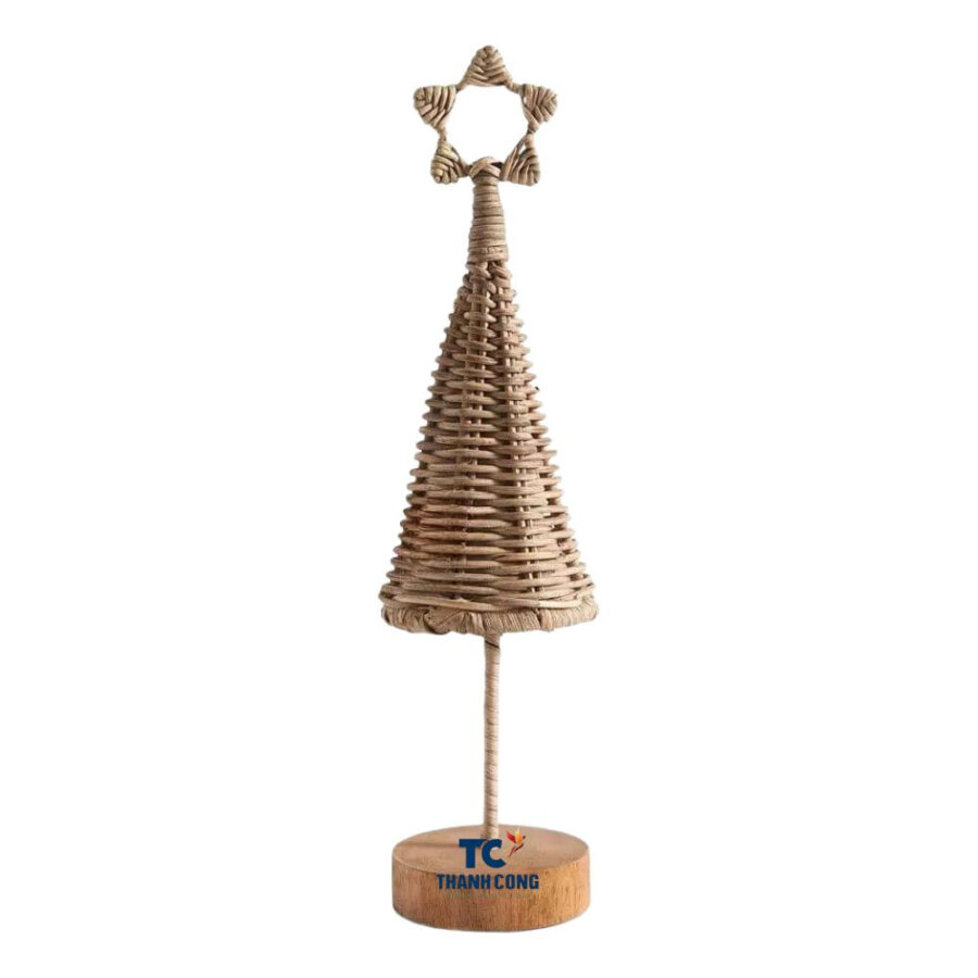 rattan Christmas tree decor, wholesale