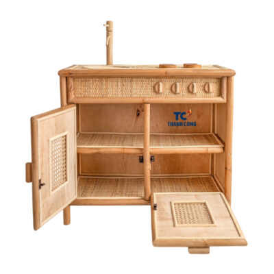 rattan kid kitchenette