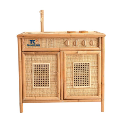 rattan kid kitchenette