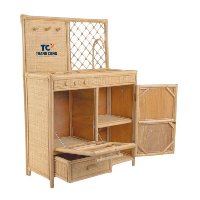 rattan play kitchen for toddlers