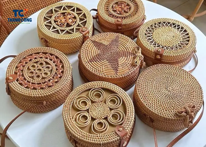 Rattan and bamboo baskets have beautiful shapes