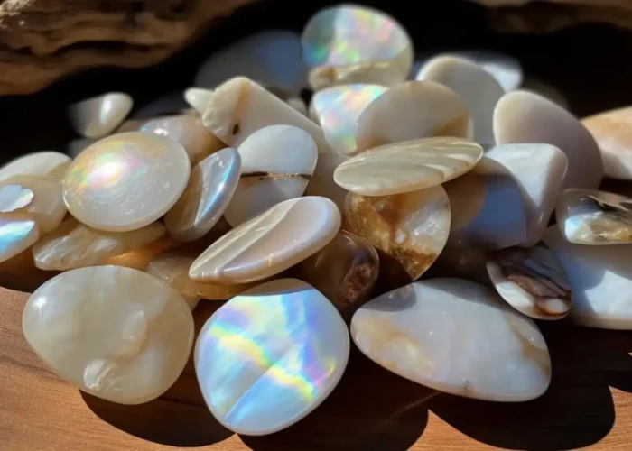 Mother of pearl interior - Sparkling light for space