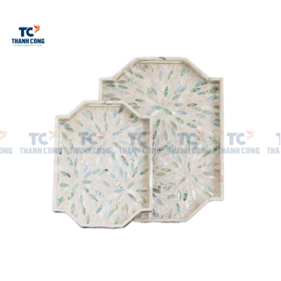 White Mother of Pearl Retangular (TCMTR – 9012)