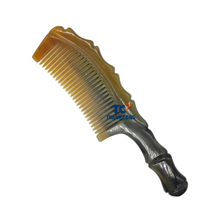 Buffalo Horn Comb With Segmented Handle (TCLSHC-9020)