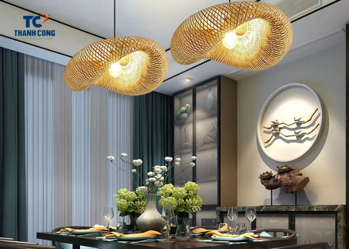 Beautiful bamboo and rattan pendant lights