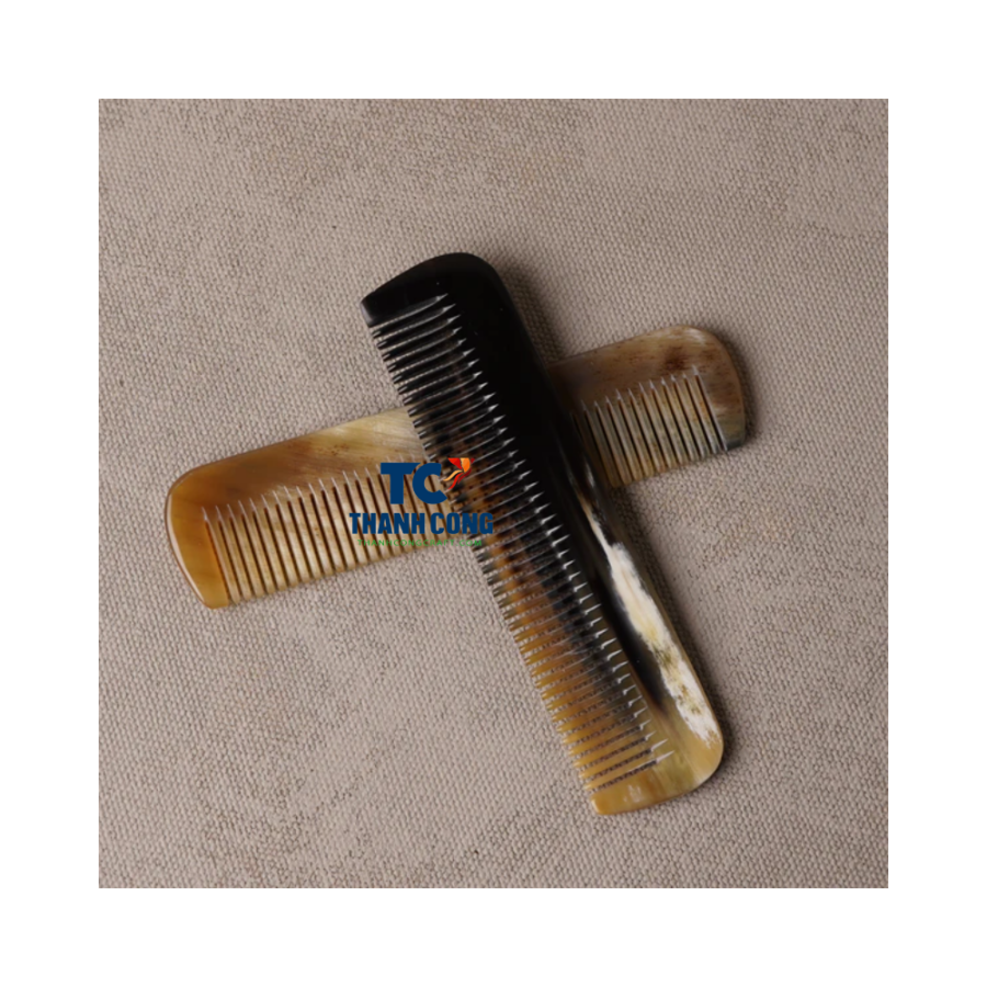 Natural color handleless horn comb (TCLSHC-9002)