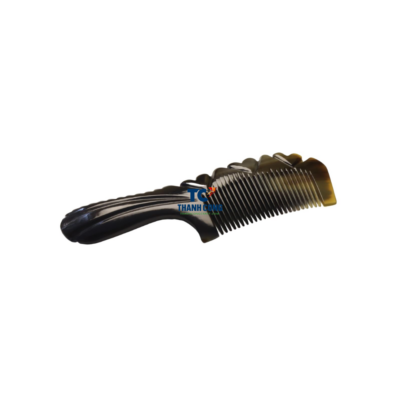 Natural Horn Comb with Angled Handle (TCLSHC-9012)