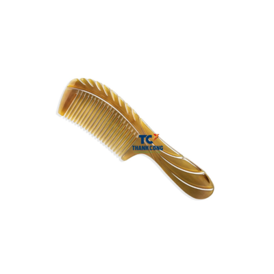 Natural Bright Horn Comb With Handle (TCLSHC-9013)