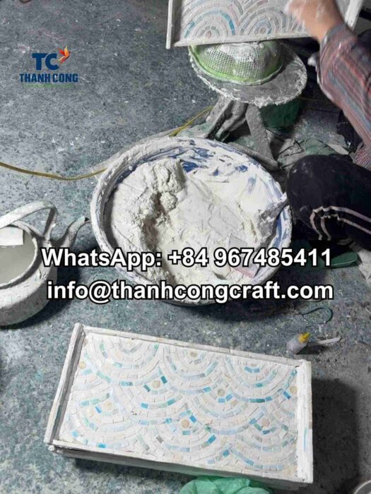 Mother of Pearl Tray Factory 1