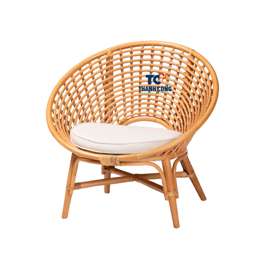 Natural Rattan Accent Chair (TCRCH-9004)