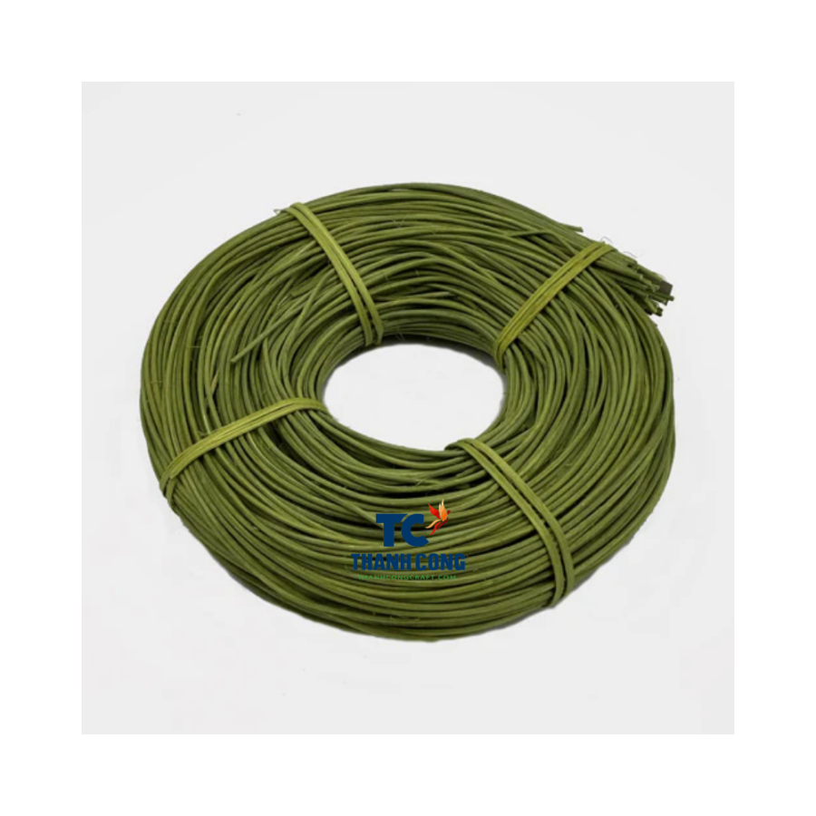 Green Round Natural Rattan Coil (TCRCR-9013)