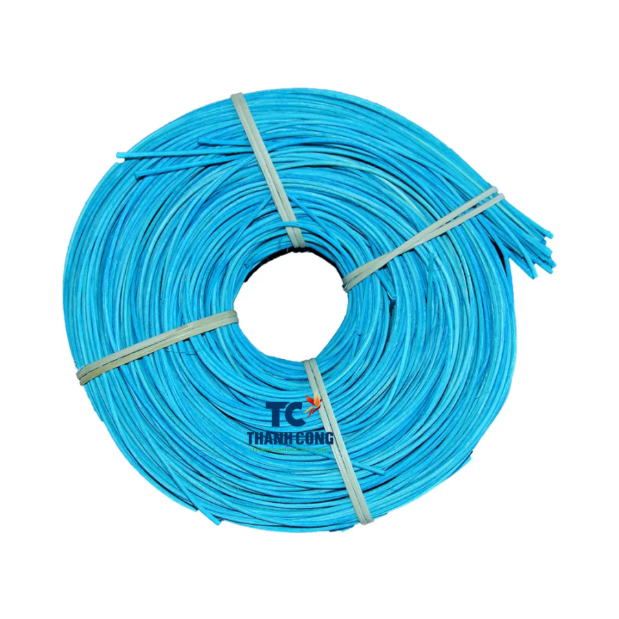 Blue Round Natural Rattan Coil (TCRCR-9008)