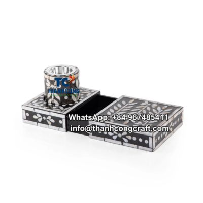 Black Mother Of Pearl Mabkhar Wholesale - TCIBM 8972