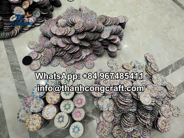 Mother of pearl inlaid coaster 2025