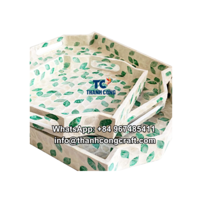 Rectangular Mother of Pearl Tray in Bulk- TCMTR 8673 (2)