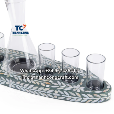 Top Selling Mother Of Pearl Cup Holder - TCCHM 8968