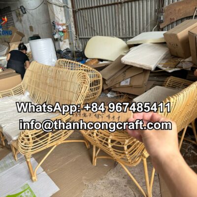 best selling rattan chair factory