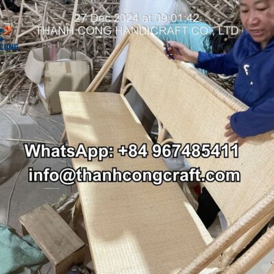 hot items rattan bench chair supplier