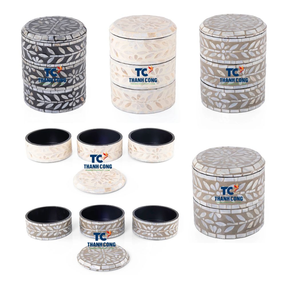 Mother of Pearl Box With Cover Wholesale - TCMBO 8991 - Image 2