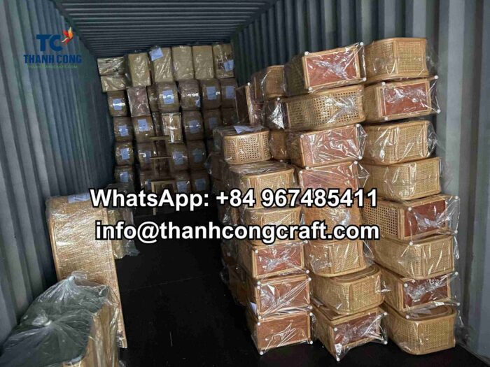 wholesale rattan product container export 1