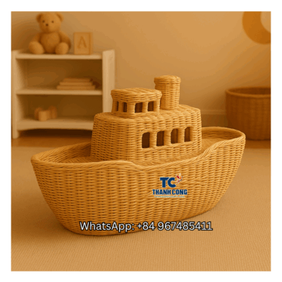 Handcrafted-Rattan-Yacht-Toy-Wholesale-TCRTO-8908