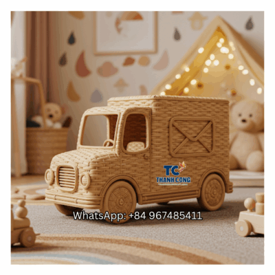 Handwoven-Rattan-Mail-Truck-Toy-Wholesale-TCRTO-8916