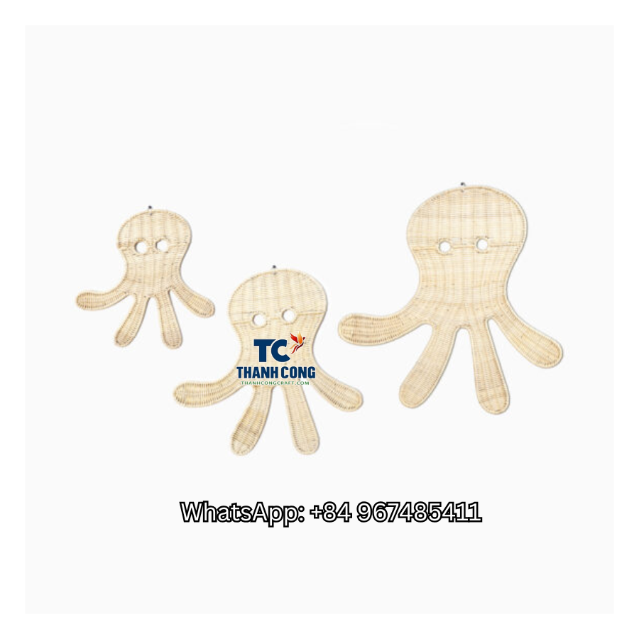 Octopus-Shaped-Rattan-Wall-Decor-TCRKW-9000