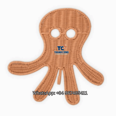Octopus-Shaped-Rattan-Wall-Decor-Wholesale-TCRKW-8985