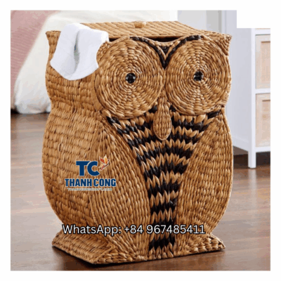Owl-Shaped-Water-Hyacinth-Kid-Basket-Wholesale-TCKWB-8947