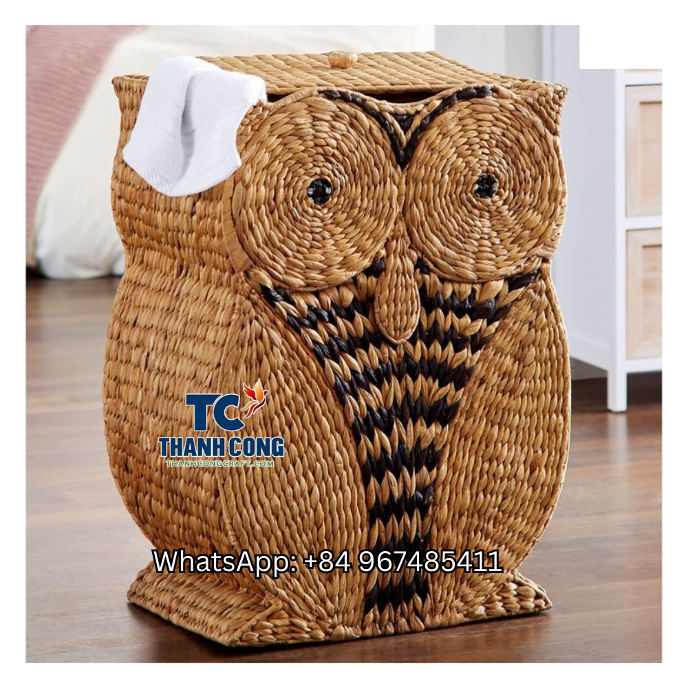 Owl-Shaped-Water-Hyacinth-Kid-Basket-Wholesale-TCKWB-8947