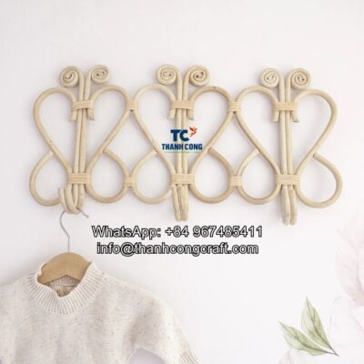Rattan Hooks Wall Hanger