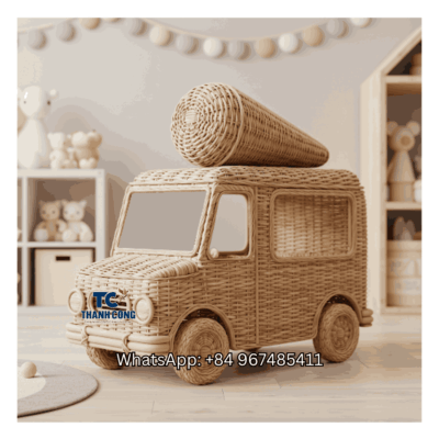 Rattan-Ice-Cream-Truck-Toy-Wholesale-TCRTO-8921