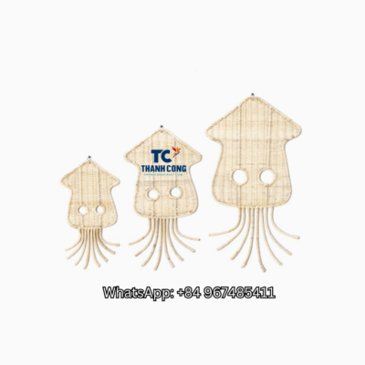 Squid-Shaped-Rattan-Wall-Decor-Wholesale-TCRKW-8996