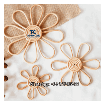 Sunflowers-Shaped-Rattan-Wall-Decor-Wholesale-TCRKW-8970
