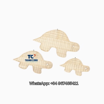 Turtle-Shaped-Rattan-Wall-Decor-Wholesale-TCRKW-8993