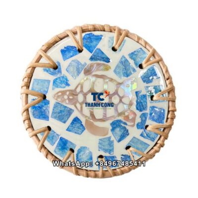 Wholesale Sea ​​Turtle Mother Of Pearl Coasters - TCRCO 8898