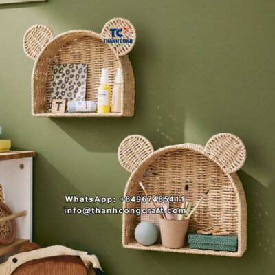 bear-face-wall-shelf-rattan wholesale (1)