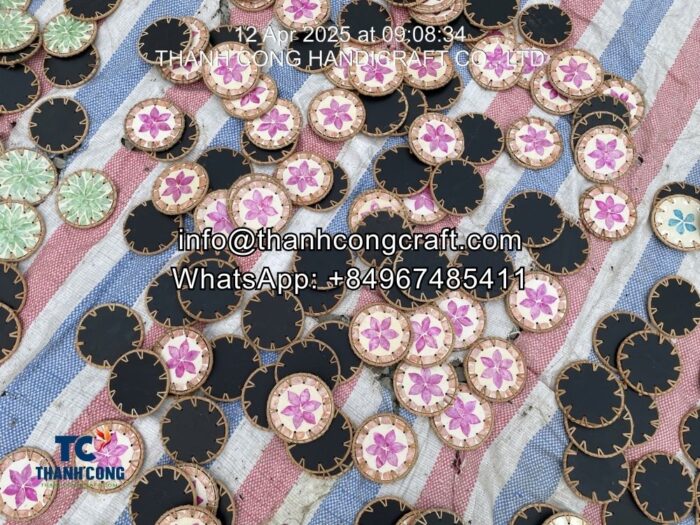 mother of pearl with rattan coastet vietnam handicraft (5)