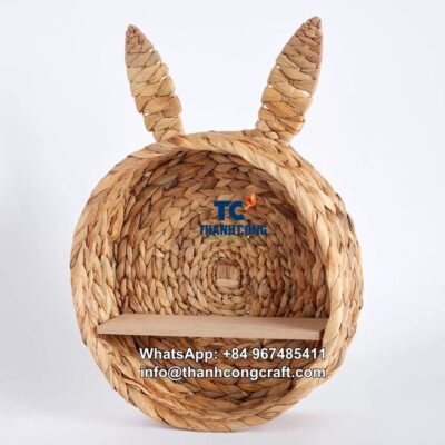 natural-hyacinth-bunny-wall-shelf wholesale viet nam (2)