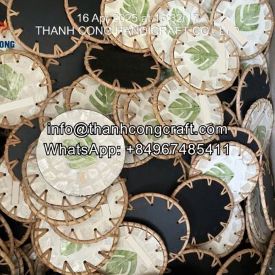 natural mother of pearl rattan coaster wholesale (2)