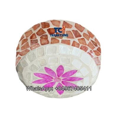 Handcrafted Bamboo Inlaid Pearl Bowl Wholesale - TCBMB 8983