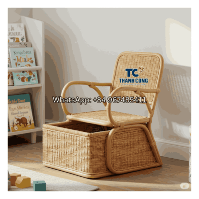 Kids Woven Rattan Chairs Wholesale – TCRKC 8872