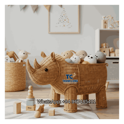 Rhino-Rattan-Toy-Storage-Basket-Wholesale-TCKRB-8948