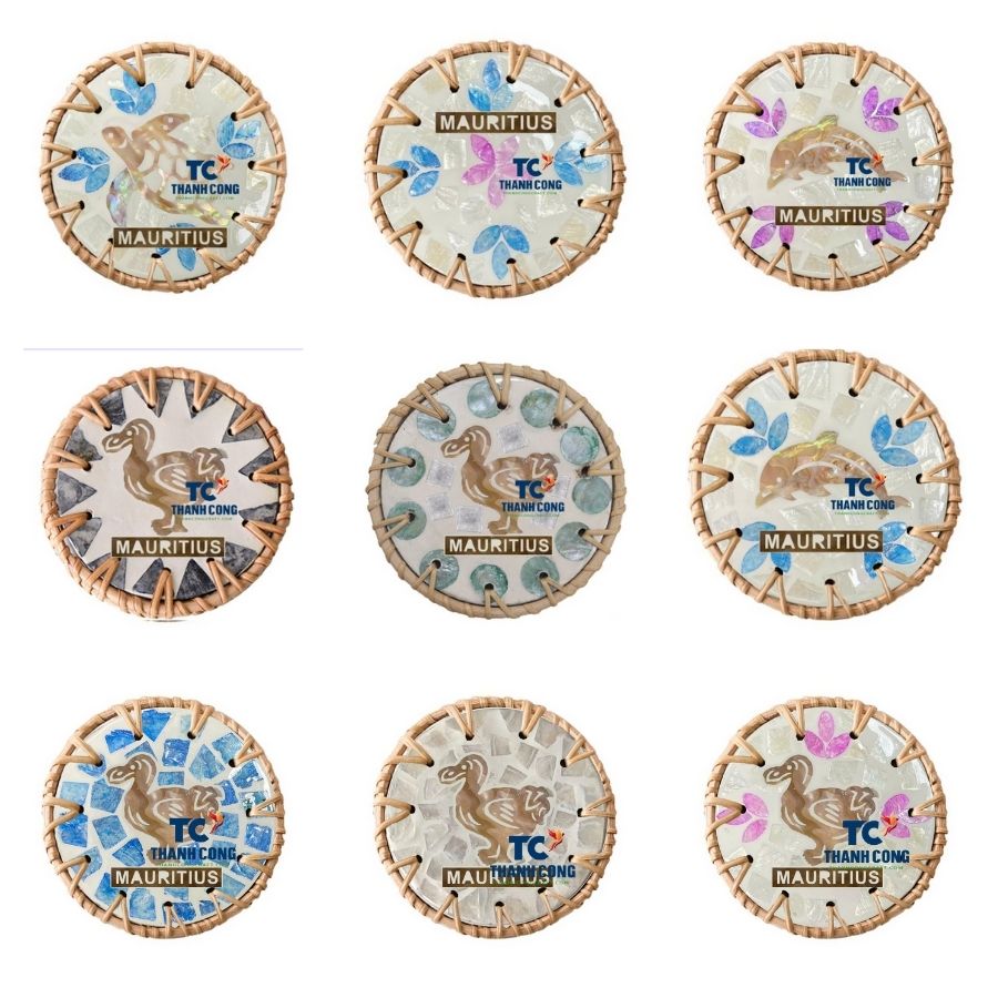 Mauritius Wholesale Heat Resistant Rattan Coaster - CTMA - 25 - Image 2