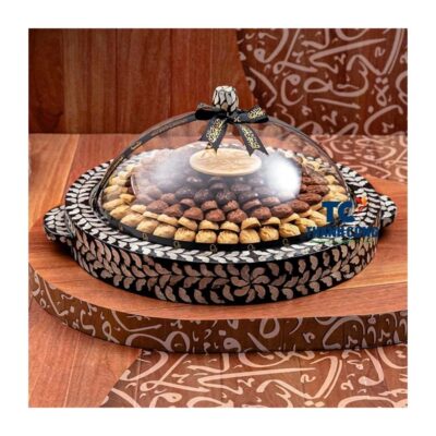 Ramada Decorative Pearl Tray - Wholesale to Palestine – TCTRM 8908