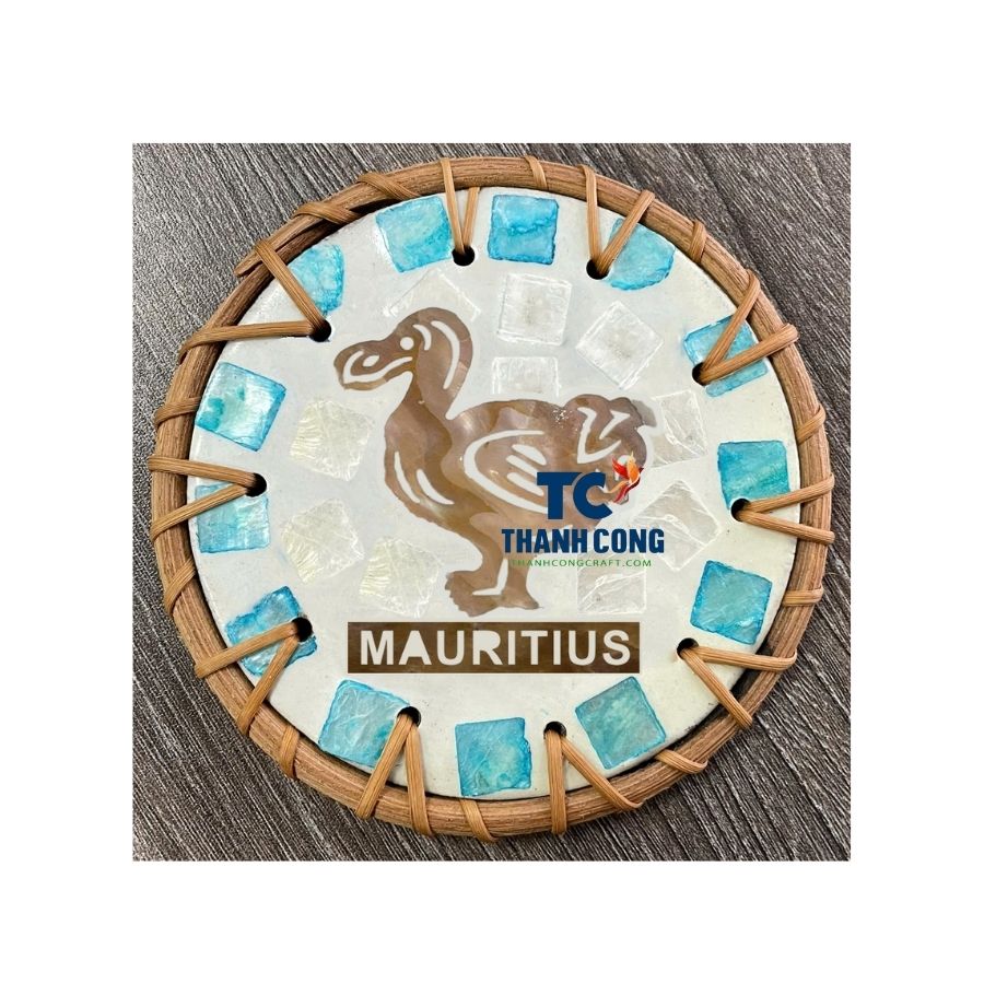 Mauritius Wholesale Absorbent Rattan Coaster - CTMA - 26