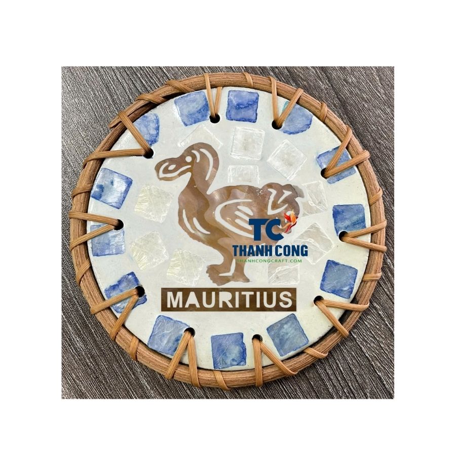 Mauritius Wholesale Heat Resistant Rattan Coaster - CTMA - 25
