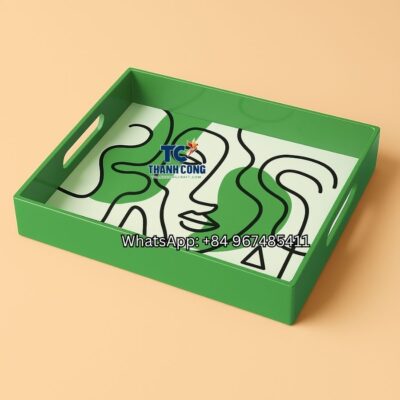 high gloss lacquer tray TCLR 8378
