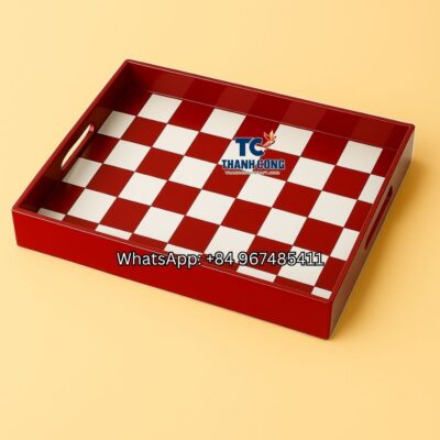 Lacquer Tray for Corporate Gift - Wholesale to the Belgium - TCLRT 8418